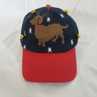 Dachshund Through The Snow Baseball Hat Jingle Bells Ugly Pretty Holiday Cap New  eb-57576898